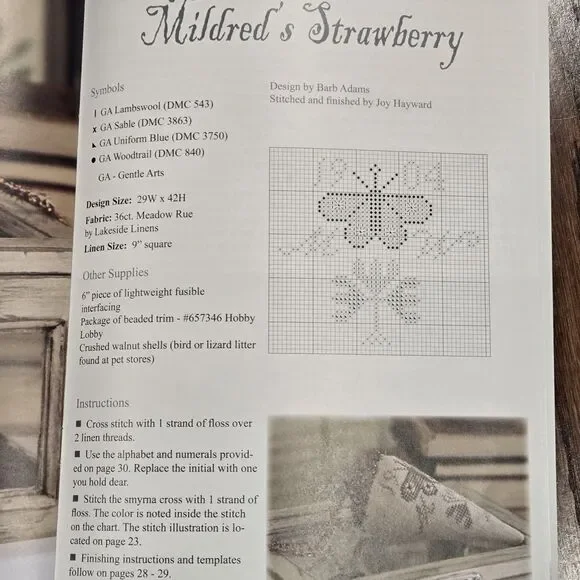 2 - Blackbird Designs Cross Stitch - OUR LASTING FRIENDSHIP - IN FRIENDSHIPS WAY - Picture 11 of 12